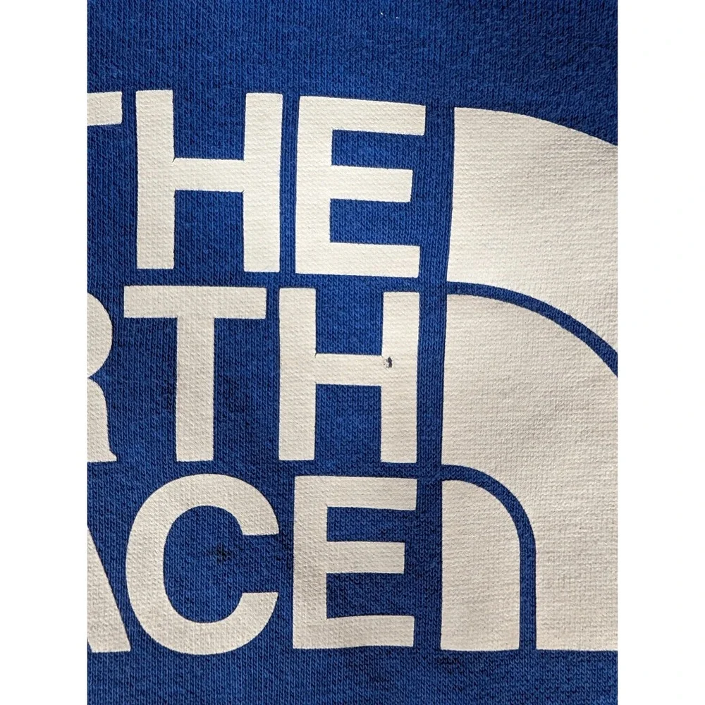 The North Face Kids Youth Blue Hoodie Pullover Logo Pocket Size S/P‎ 7/8